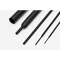 MOREK Trubice 33/8mm smršťovací středněstěnná 3:1, černá, 1m, s lepidlem