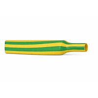 MOREK Bužírka 12,7/6,4mm smršťovací tenkostěnná 2:1, zelenožlutá 1m