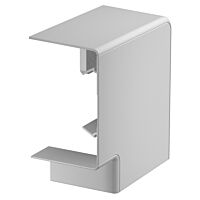 OBO BETTERMANN Plochý roh, pro kanál Rapid 80, 70x110mm, světle šedá Polykarbonát/Akrylnitrilbutadienstyrol, PC/ABS  typ GK-FH70110LGR