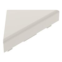 OBO BETTERMANN Koncový díl, pro rohový kanál , čistě bílá Polyvinylchlorid, PVC  typ TRI ES350350 rws