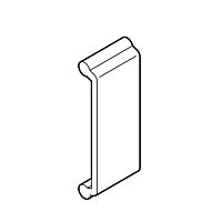 OBO BETTERMANN Kabelový úchyt, AXIS, čistě bílá Polyvinylchlorid, PVC  typ AX Agrafe 60