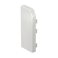 OBO BETTERMANN Koncový díl, levý , Rauduo, čistě bílá Polyvinylchlorid, PVC  typ RD ESL40105 rws