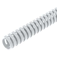 OBO BETTERMANN Propojovací kanál, VF, flexibilní, pr. 30mm, čistě bílá Polypropylén, PP  typ VF 30 rws