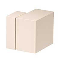 OBO BETTERMANN Vnější roh SIGNA BASE, nastavitelný, 119x137x120, krémová bílá Polykarbonát/Akrylnitrilbutadienstyrol, PC/ABS  typ BRK AE70110 cws
