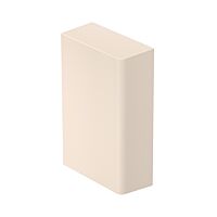OBO BETTERMANN Koncový díl SIGNA BASE, 34x117x73, krémová bílá Polykarbonát/Akrylnitrilbutadienstyrol, PC/ABS  typ BRK ES70110 cws