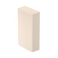 OBO BETTERMANN Koncový díl SIGNA BASE, 34x137x73, krémová bílá Polykarbonát/Akrylnitrilbutadienstyrol, PC/ABS  typ BRK ES70130 cws