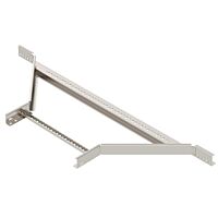 OBO BETTERMANN Odbočný díl, pro kabelový žebřík, 60x500, Nerez ocel, materiál 1.4307, A2, 1.4301 bez povrch. úpravy, dodatečně ošetřeno typ LAA 650 R3 A2