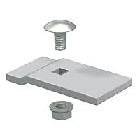 OBO BETTERMANN Svorka, pro kabelový žebřík L110, 60x30, Nerez, materiál 1.4571 A4, 1.4571 bez povrch. úpravy, dodatečně ošetřeno typ LKS 60 4 A4
