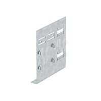 OBO BETTERMANN Adaptér nástěnné konzoly, 128x122x27mm, Ocel, St, pásově zinkováno, DIN EN 10346 typ KS70130