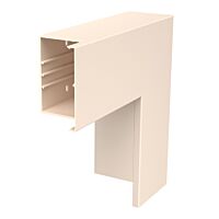 OBO BETTERMANN Plochý roh, pro kanál WDK, 300x130x100, krémová bílá Polyvinylchlorid, PVC  typ WDK F100130CW
