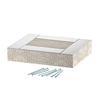 OBO BETTERMANN Koncový díl, pro PYROLINE Con, 100x80, šedá Odlehčený beton se skleněnými vlákny  typ PLCD E060810