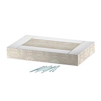 OBO BETTERMANN Koncový díl, pro PYROLINE Con, 200x120, šedá Odlehčený beton se skleněnými vlákny  typ PLCD E091220