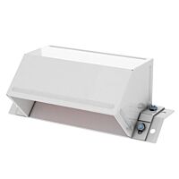 OBO BETTERMANN Oblouk 45°, svislý, pro kanál BKSM, 100x250, čistě bílá Ocel, St, lakovaný typ BSKM-EF 1025RW