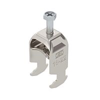 OBO BETTERMANN Třmenová příchytka, 1-nás, 16-22mm, Nerez ocel, materiál 1.4307, A2, 1.4301 bez povrch. úpravy, dodatečně ošetřeno typ BS-H1-M-22 A2