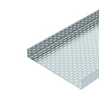 OBO BETTERMANN Kabelový žlab SKS, děrovaný, se spojkami, 85x600x3000, Ocel, St, pásově zinkováno, DIN EN 10346 typ SKS 860 FS