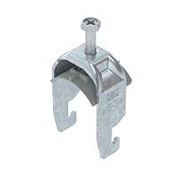 OBO BETTERMANN Třmenová příchytka, 1-nás, 28-34mm, Ocel, St, žárově zinkováno ponorem, DIN EN ISO 1461 typ BS-U1-K-34 FT