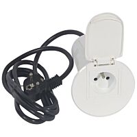 Průchodka 54055 2P+T+2m USB bílá