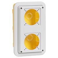 LEGRAND Krabice 057721 P17, 2 zásuvky, 16A, zapuštěná IP55