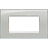 Rámeček BTICINO LNA4804KG 4M LED.BÍLÁ.