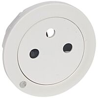 068115 CL BÍLÁ KRYT 2P+T KONTROLKA