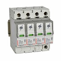 LEGRAND Svodič přepětí 20kA 230V 4moduly na DIN lištu  IP20