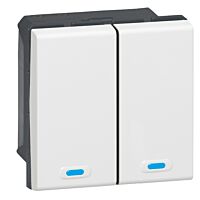 078494 MOSN 2 TLAČ./1M KRYTY KNX BÍLÁ PL