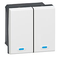 078496 MOSN 4 TLAČ./1M KRYTY KNX BÍLÁ PL