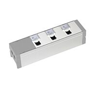 LEGRAND Blok 73496 4 zásuvky 2P+T a 3xzásuvka RJ45 Cat 6 FTP