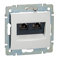 Zásuvka VALENA 770073 2xrj45 Stp 10G