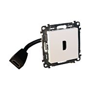 LEGRAND Zásuvka 753175 PŘEDKONEKTOROVANÁ HDMI V1.4 bílá
