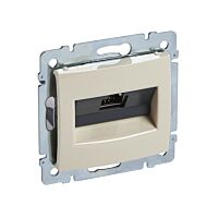 Zás. VALENA 774172 1xrj45 Stp béž.