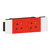 MOSN LINK ZÁ.2X2P+T KLIP.ZAR.RED