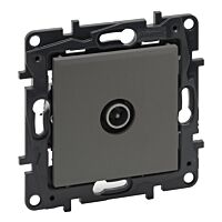 Zásuvka NILOÉ 863473 TV koncová ocel