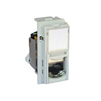LNOW ZÁS RJ45 CAT6A UTP BÍLÁ