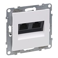 Zásuvka SUNO 2XRJ45 CAT5E UTP LCS