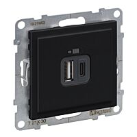 LEGRAND Nabíječka SUNO 721430 USB A+C 5V 3A černá