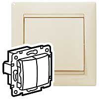 LEGRAND Spínač VALENA 774308 č. 6+6  IP31 béžová