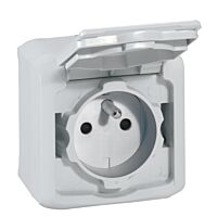 LEGRAND Zásuvka FORIX 782395 2P+T šedá IP44