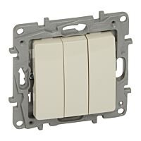 LEGRAND Vypínač NILOÉ 764603 č.1 3P béžová