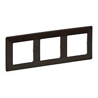 LEGRAND Rámeček VALENA LIFE 754173 3P dřevo tmavé