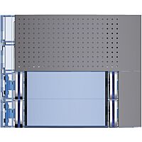 BTICINO Kryt 351083 BTNS 4T/2SL ocel