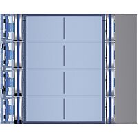 BTICINO Kryt 352183 8T/2SL ocel