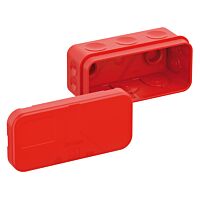Krabice 2K-Mini SB-L IP55 rozboč.červená