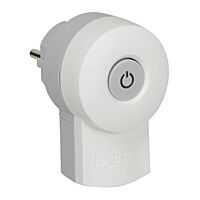 LEGRAND Vidlice 230V/16A zalomená plast IP20 bílá