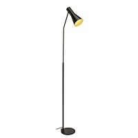 Stojací lampa PHELIA, černá, E27
