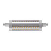 QT DE12 R7S 118 mm, LED světelný zdroj transparentní 15 W 3000 K CRI 90 330°