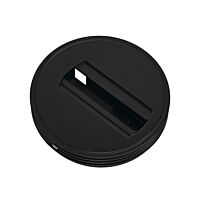 Ceiling canopy for 1-circuit adapter, black