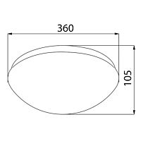 Kryt pro svítidlo Cala 18 W