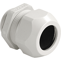AGRO  Kabelová vývodka Syntec, plastová, světle šedá, závit Pg11, pro průměr kabelu 2,0 až 7,0 mm, délka závitu 8 mm