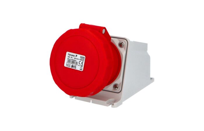 FAMATEL Zásuvka 24392 32A/400V 4P IP67 nást.